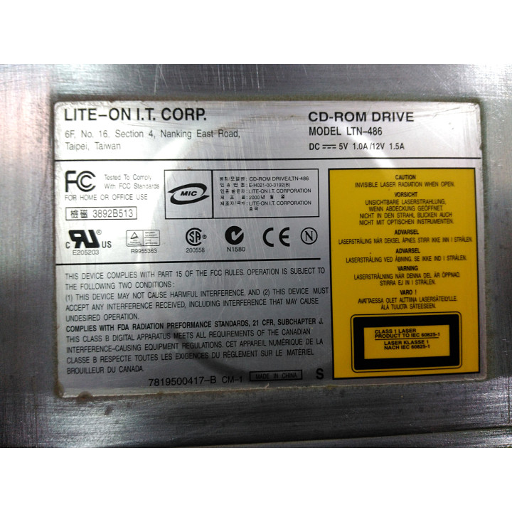 LITE-ON LTN-486 - CD-ROM Drive 48X