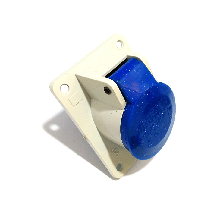 SCAME 1653 - Presa Industriale, Femmina  2P+T 16A 250V IP67