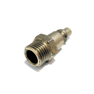 2x Raccordo Diritto da Filettatura Maschio a Raccordo Portagomma da 12mm