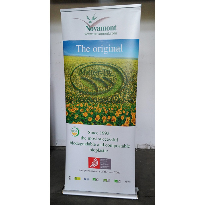 Rullo/Roll Up Espositore Pubblicitario per Fiere - Monofacciale