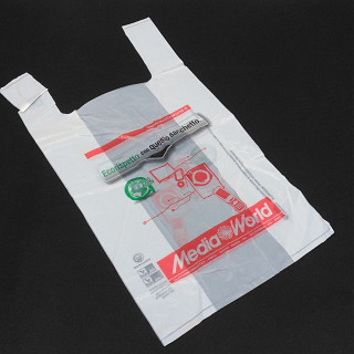 BAGHERA - 1052 x Shopper Biodegradabile Compostabile EN 13432 - 50X27CM