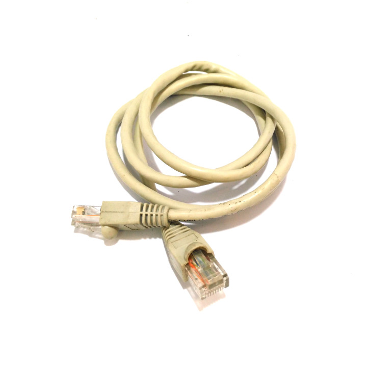 INTELLINET -  Cavo di Rete Patch in Rame Schermato Cat.5e Grigio 95cm