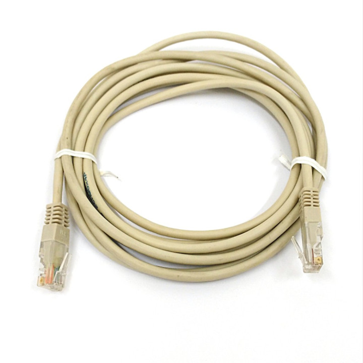 OEM - Cavo di Rete Ethernet Categoria 5/E - Tipo 26AWGX4P - Lunghezza Mt. 3 - Grigio