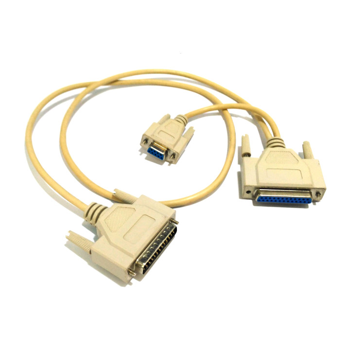 Cavo di Divisione da Cavo Seriale a Parallelo 3 Connettori - 89cm