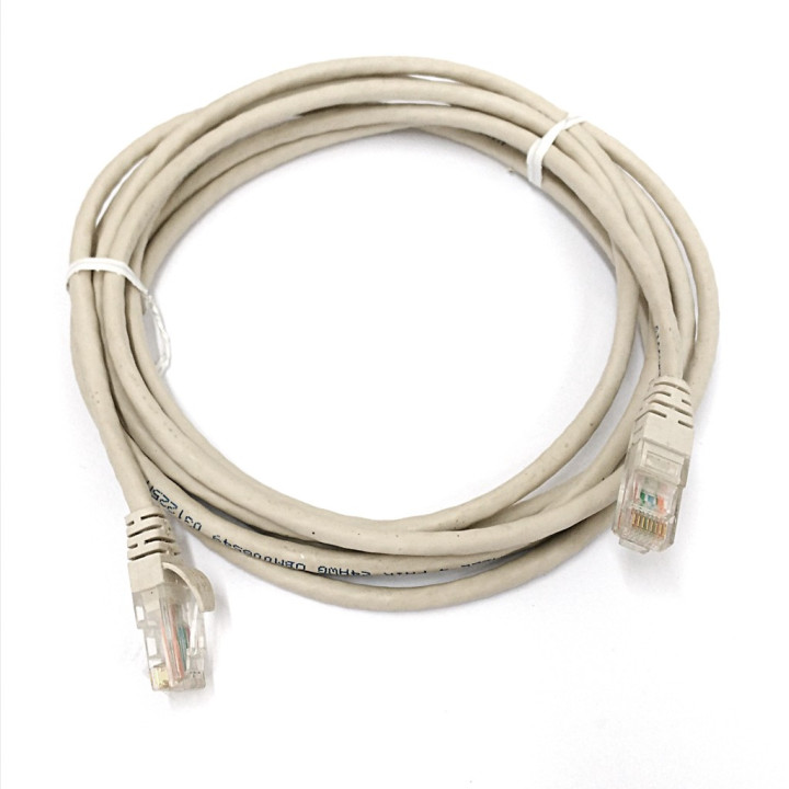 OEM - Cavo di Rete Ethernet Categoria 5/E - Tipo 24AWG - Lunghezza Mt. 3 - Grigio