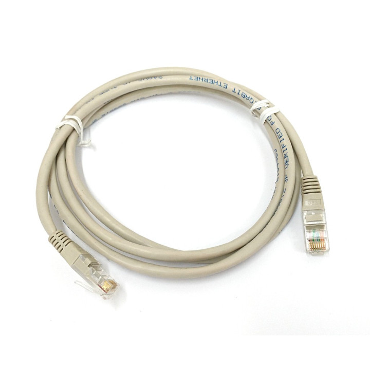 OEM - Cavo di Rete Ethernet Categoria 5/E - Tipo 24AWGX4P - Lunghezza Mt. 1 - Grigio
