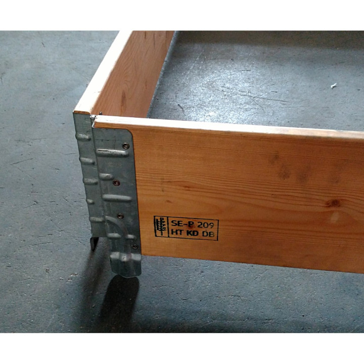 FITOK SE-P209 - Spalliera/Paretali-Collari per Pallet a 6 Cerniere - 120x80cm