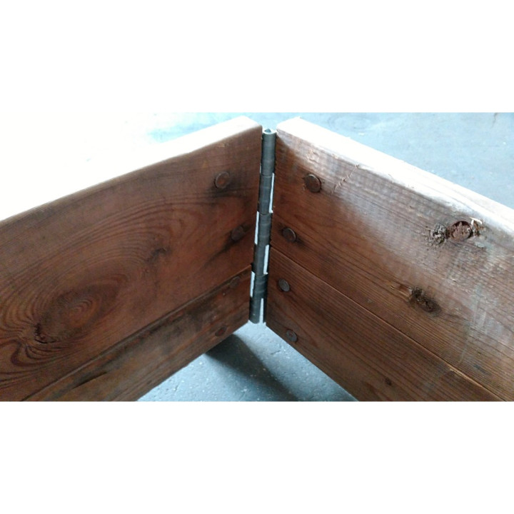 FITOK - Spalliera/Paretali-Collari per Pallet a 6 Cerniere - 120x80cm