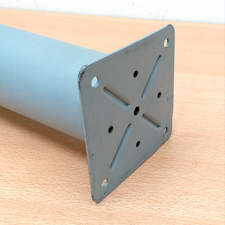 Gamba per Scrivania Raccordo Angolare - Ø 80mm