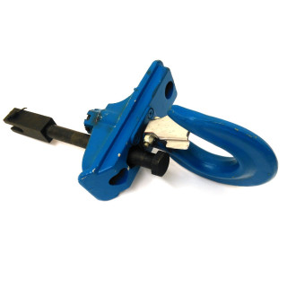 Gancio di Sollevamento con Base di Fissaggio - Blu