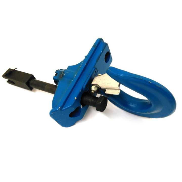 Gancio di Sollevamento con Base di Fissaggio - Blu