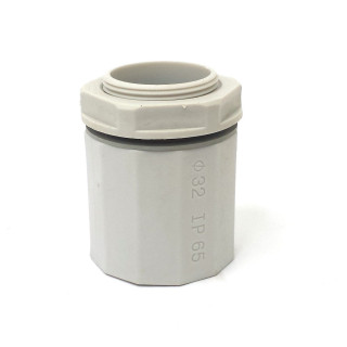 GEWISS DX43232 - 3x Raccordo a Tubo Dritto IP65 - Grigio