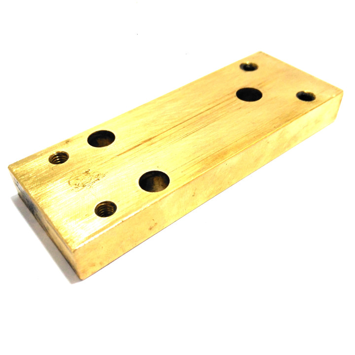 CNC 3D - Blocco di Supporto in Bronzo