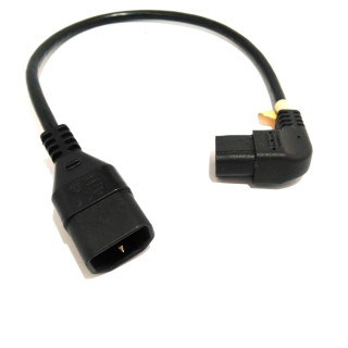 Cavo di Alimentazione Connettore Maschio/Femmina 10A 250V - 385mm