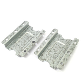 CNC 3D - Piastra di Fissaggio a 6 Fori 115x90mm - Acciaio