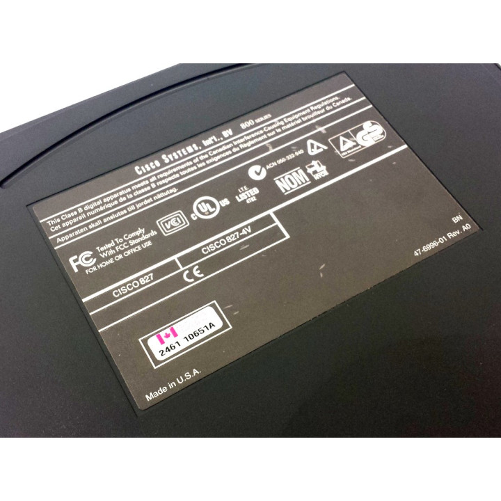 CISCO 827 - ADSL Router - Nero