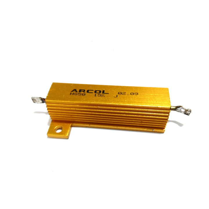 ARCOL HS50-15R-J - Resistore Alloggiate in Alluminio 15Ohm