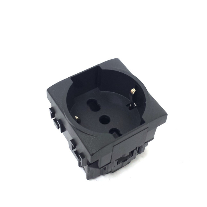 BTICINO L4140/16  - Presa Bipasso UNEL Europa Schuko - 2 Poli + Terra 16A 250V - Antracite