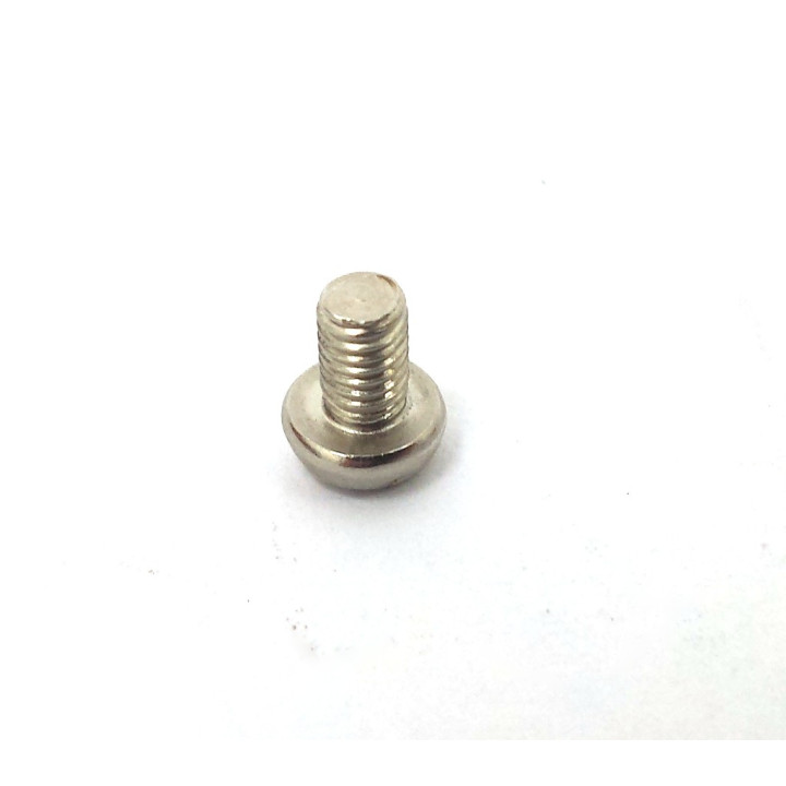 30 x Vite a testa Bombata Impronta a Croce M2.80x5mm - Acciaio