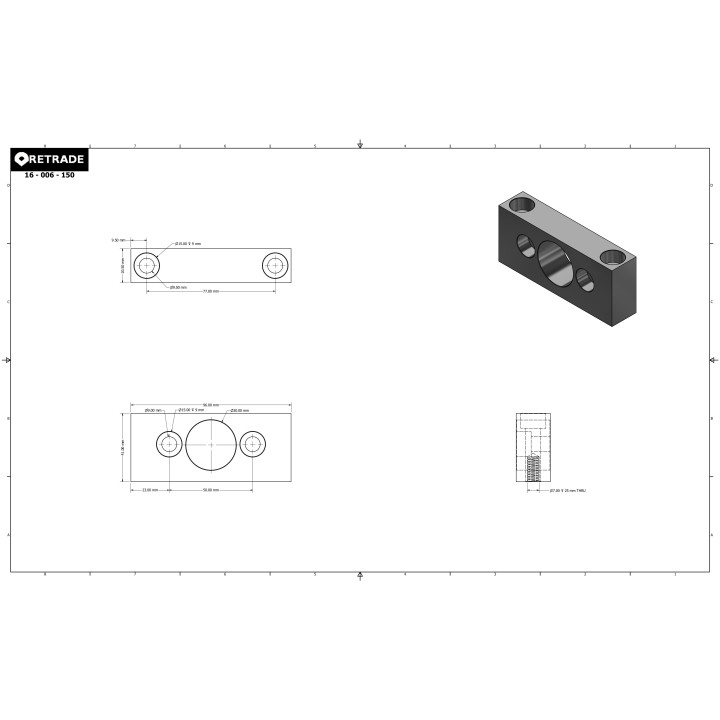 CNC 3D - Flangia per Albero