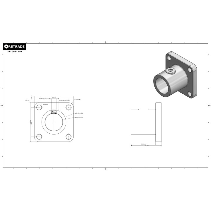 CNC 3D - Supporto per Albero