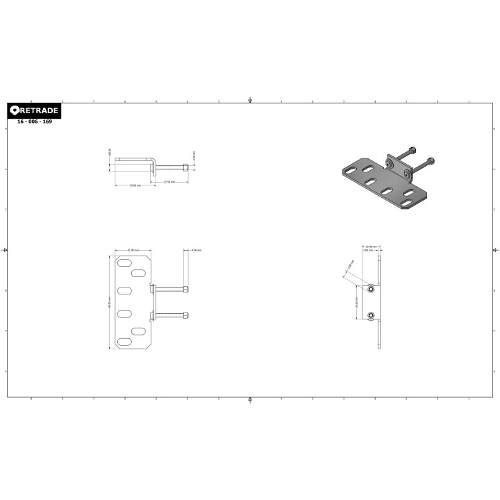 CNC 3D - Staffa per Quadro Elettrico