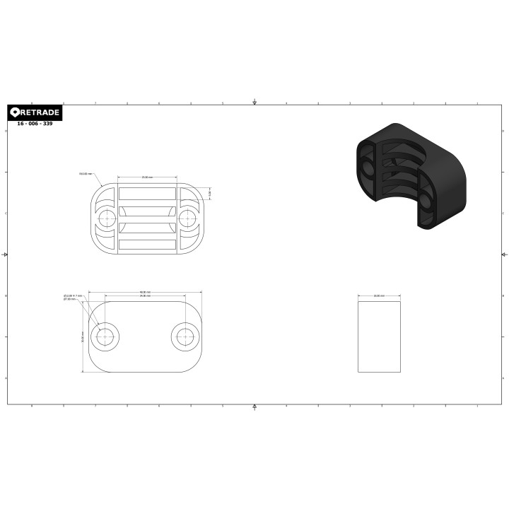 STAUFF Gr.3 - Corpo del Morsetto - CNC 3D