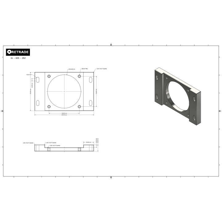 Flangia Metallo per Motore - OEM