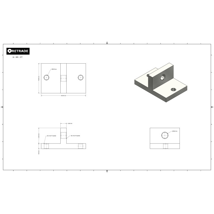 Supporto a T in Acciaio - OEM