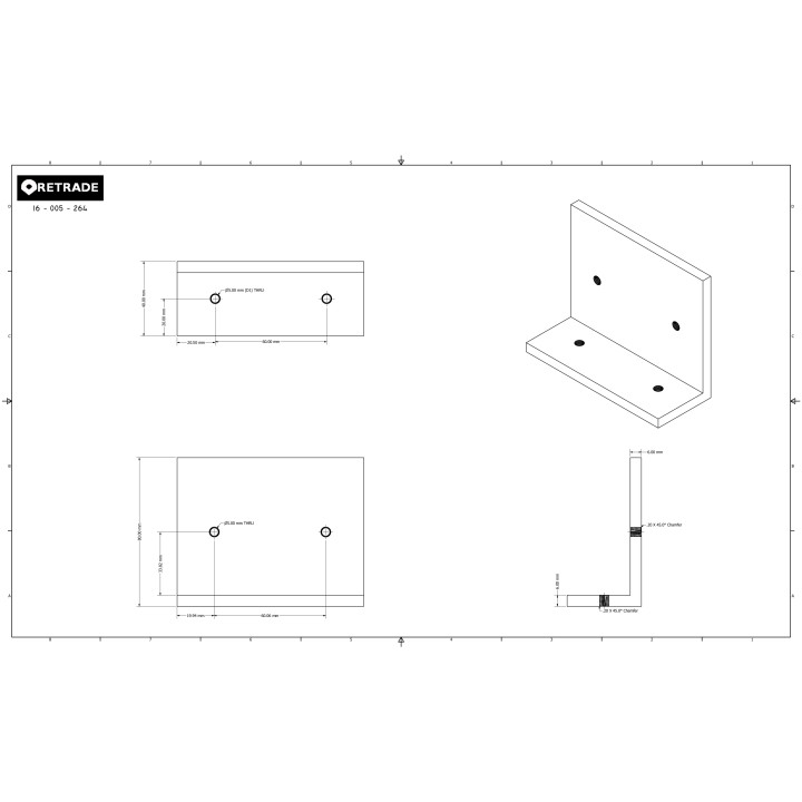 Staffa a Supporto a L -OEM