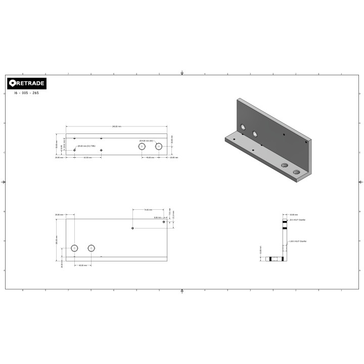 Staffa a Supporto a L - OEM