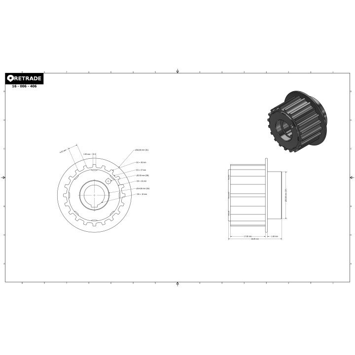 CNC 3D - Ingranaggio