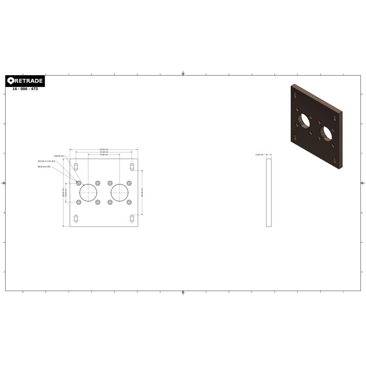 CNC 3D - scatola di derivazione elettrica in metallo