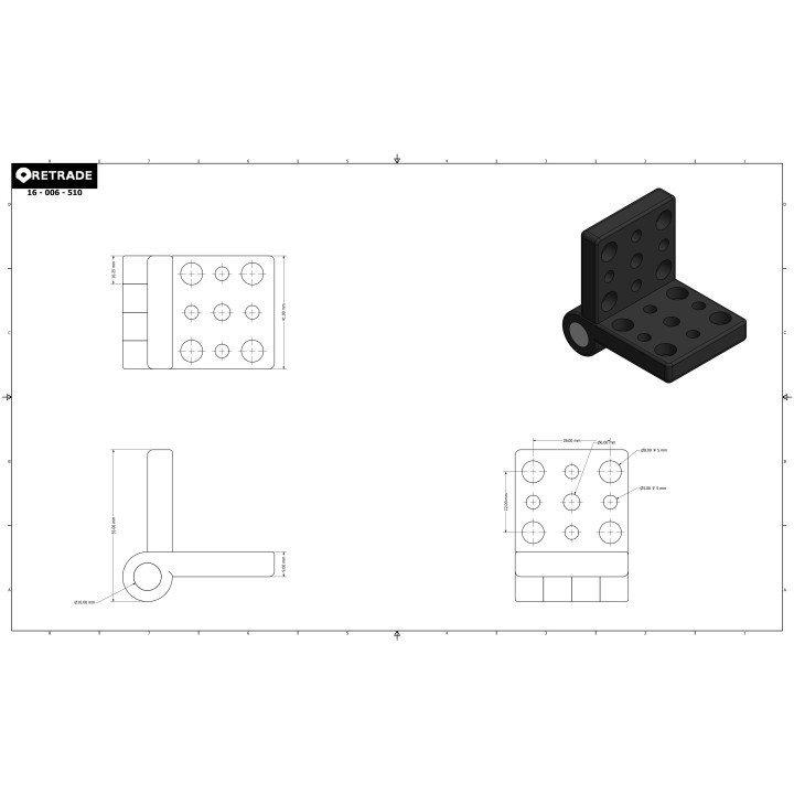 CNC 3D - Cerniere per Porte in Pastica