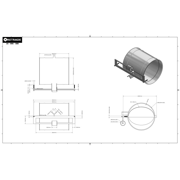 CNC 3D - Distanziale per Flangia Motore
