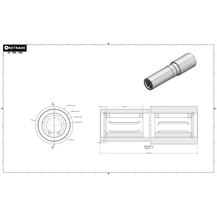 CNC 3D - Cuscinetto Lineare