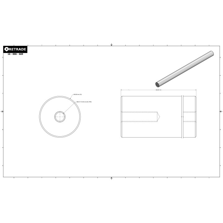 CNC 3D - Albero in Acciaio