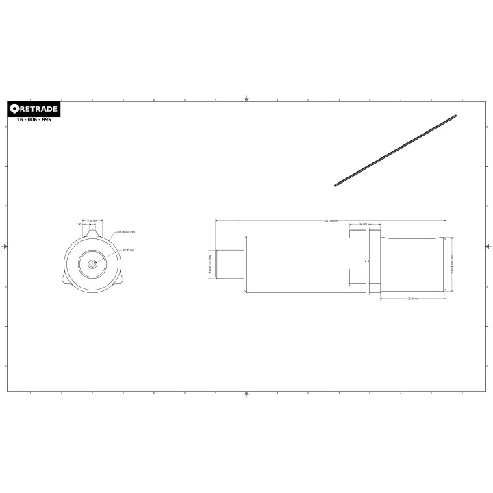CNC 3D - Albero di Trasmissione per Guide Lineare