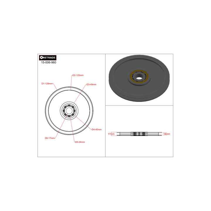 CNC 3D - Pulegia su Cuscineto Lineare