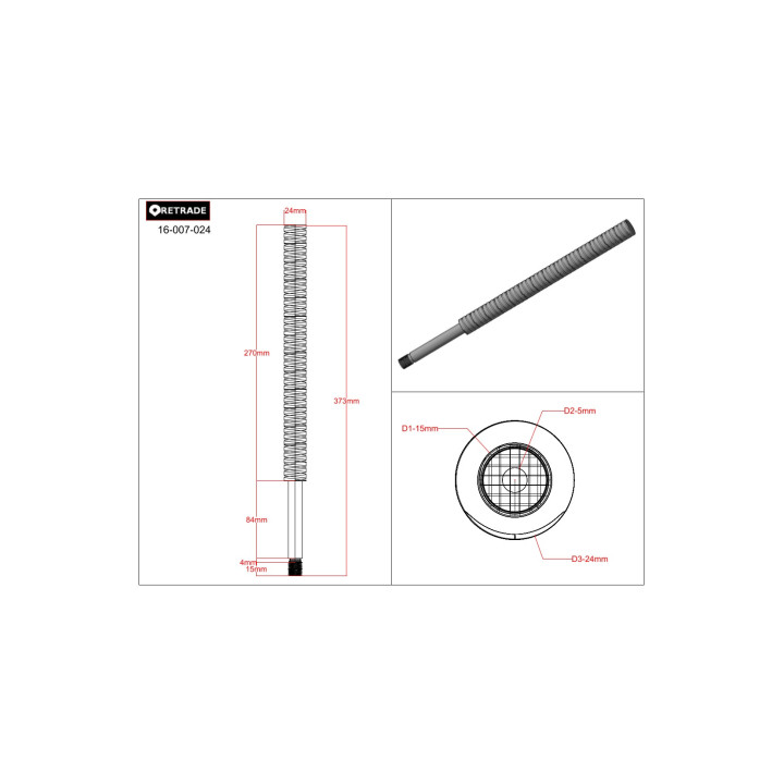 CNC 3D - Albero di Trasmissione per Guide Lineare - L