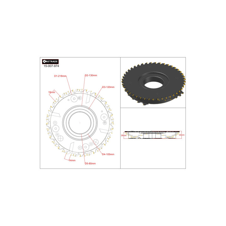 CNC 3D - Lama Circolare Ellittico