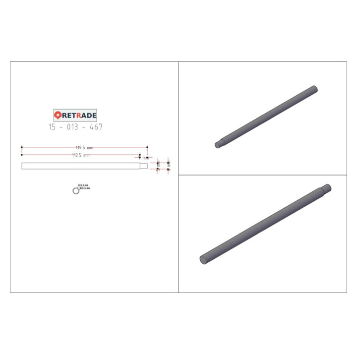 CNC 3D - Albero in Acciaio