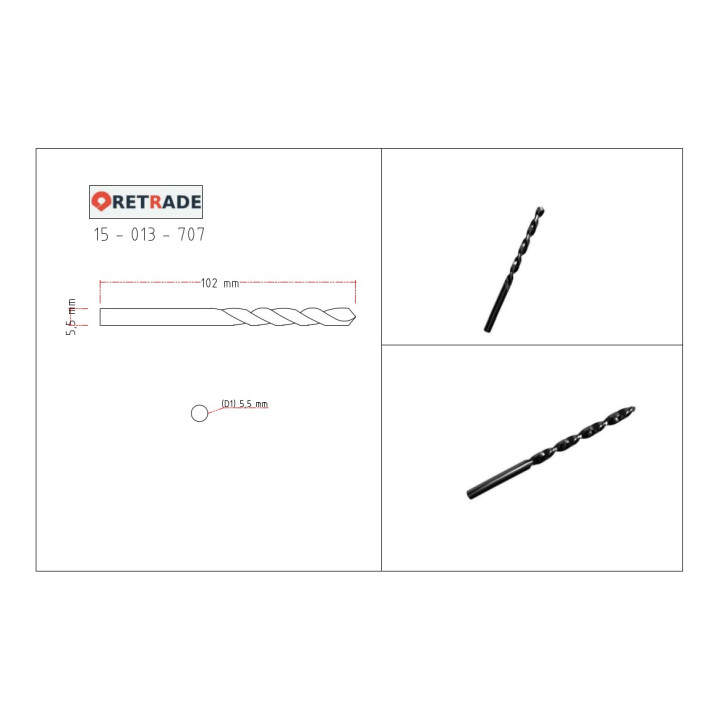 Punte Professionale per Metallo ∅ 6mm