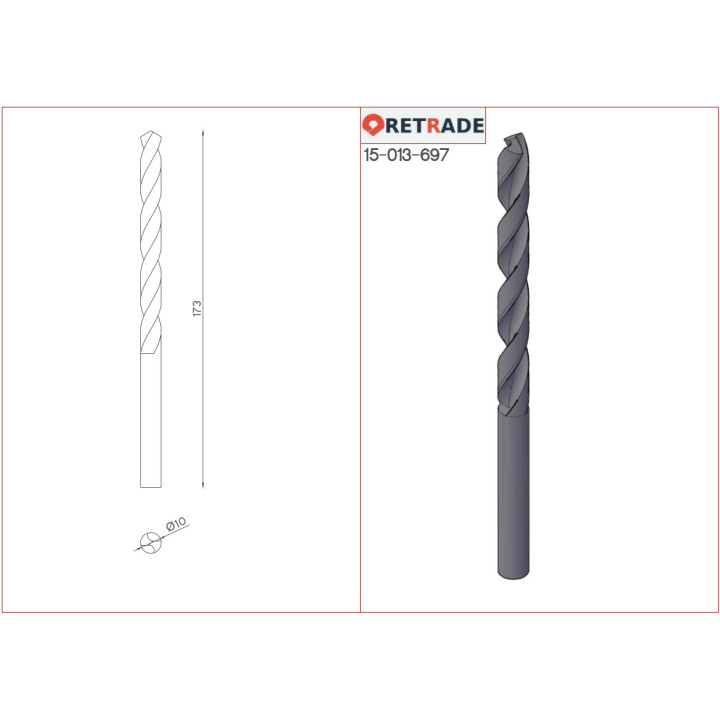 Punte Professionale per Metallo ∅ 10mm