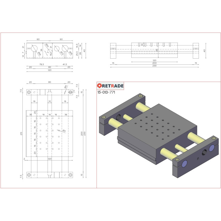 MONTECH SF 60-3 - Posizionatore Pneumatico a Slitta