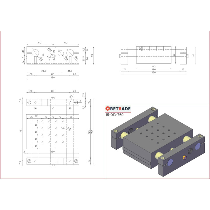 MONTECH - Posizionatore Pneumatico a Slitta