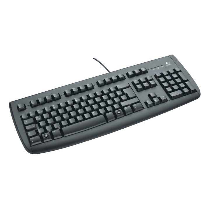 LOGITECH Deluxe 250 Y-SAF76 Black Keyboard PS/2 Standard for PC
