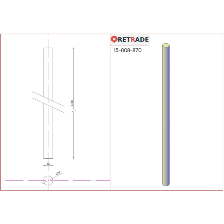 CNC 3D - Albero in Acciaio
