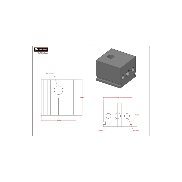 CNC 3D - Blocco di Supporto