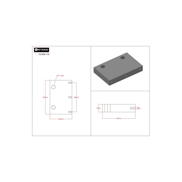 CNC 3D - Blocco di Supporto